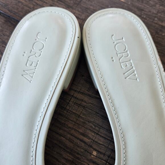 J. Crew Factory Rhinestone Mesh Slide Sandals Size 8 NWOB - Picture 3 of 8